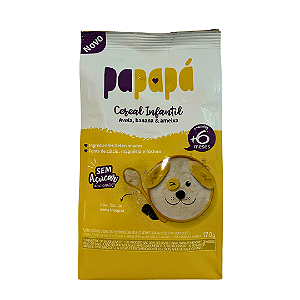Cereal Infantil Papapa Aveia, Banana e Ameixa 170g
