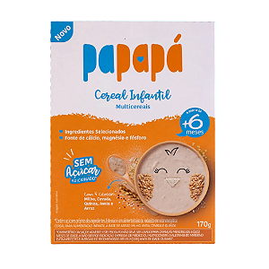 Cereal Infantil Papapá Multicereais - 170g
