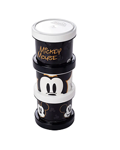 Porta Condimentos Rosca Infantil Mickey com 3 unidades - Plasútil