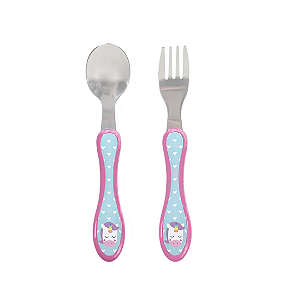 Kit Talheres Animal Fun Unicórnio - Buba