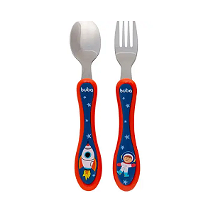 Kit Talheres Aventuras Astronauta - Buba
