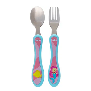 Kit Talheres Aventuras Sereia - Buba