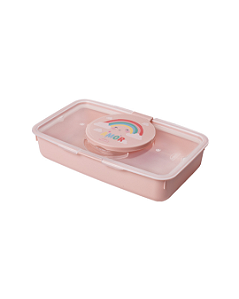 Porta Lenço Umedecido Arco Íris- Plasútil