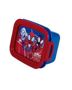 Marmita Infantil Spidey com Trava 630ml - Plasútil