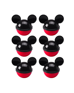 Mini Porta Mix Mickey Mouse c/ 6 unidades - Plasútil
