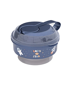 Porta Papinha com Amassador Astronauta - Plasútil