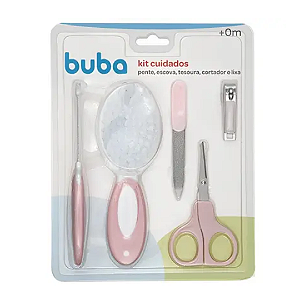 Kit Cuidados com 5 peças Rosa- Buba