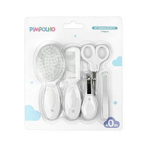 Kit Cuidados com 5 peças Branco- Pimpolho