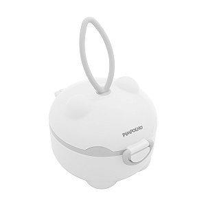 Kit Pote e Dosador de leite Lúdico Branco - Pimpolho