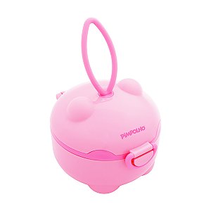 Kit Pote e Dosador de leite Lúdico Rosa - Pimpolho