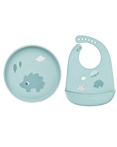 Kit Cloudy Buba Pratinho + Babador Porco Espinho