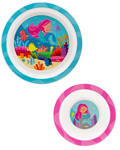 Kit Introdução Alimentar Buba Pratinho + Bowl Astronauta