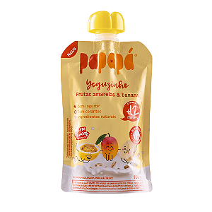 Yoguzinho de Frutas Amarelas e Banana - Papapá