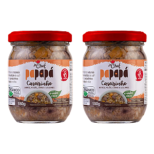 Kit 2 Papinhas Caseirinho La Chef Orgânico Papapa - 180g