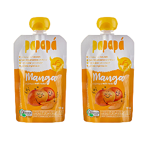 Kit 2x: Papinha Orgânica Papapá Manga - 100g