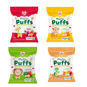 Kit 4 Mini Puffs Sabores Variados - Nhami Mami