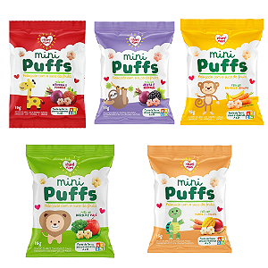Kit 5 Mini Puffs Sabores Variados - Nhami Mami