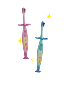 Escova de Dente  Extra Macia Peppa Pig c/ Stopper - DentalClean