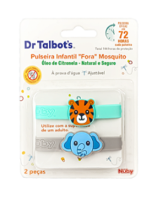 Pulseira Infantil Fora Mosquito c/ 2 unidades - Nuby