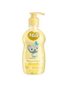 Sabonete Líquido Talco Suave Mili LoveCare - 400ml