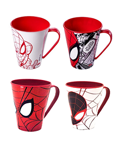 Caneca Homem Aranha 360ml - Plasútil