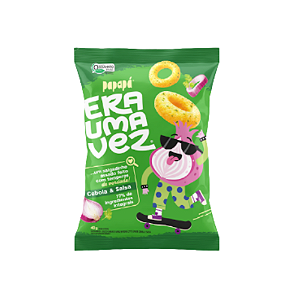 Salgadinho Integral Organico Cebola e Salsa 40g - Era uma Vez