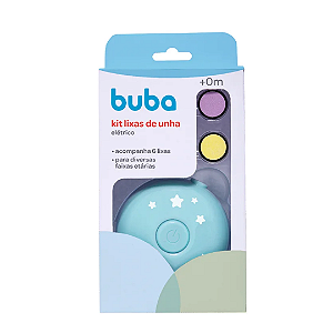 Kit de Lixa de Unha Elétrico Infantil Azul - Buba