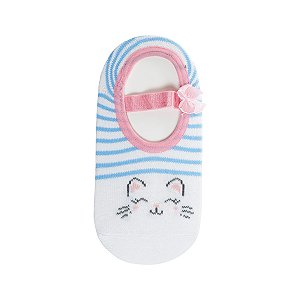 Meia Sapatilha Feminina Gatinho Antiderrapante 31-34 - Pimpolho