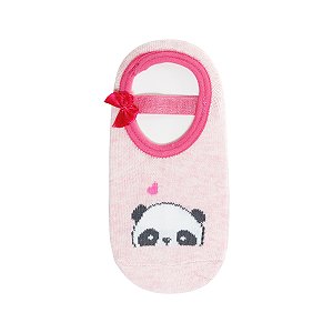 Meia Sapatilha Feminina Panda Antiderrapante 31-34 - Pimpolho