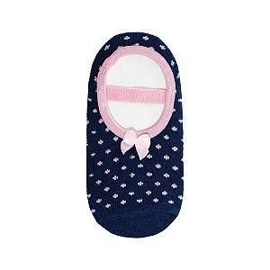Meia Sapatilha Feminina Poa Antiderrapante 31-34 - Pimpolho