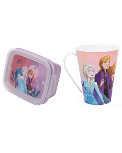 Kit Frozen c/ Caneca e Marmita - Plasútil