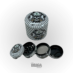 Dichavador De Metal Caveira 4 Partes Médio