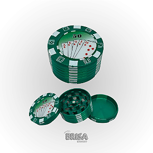 Dichavador De Metal 3 Partes Ficha Poker