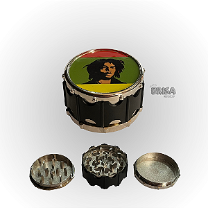 Dichavador de Metal 3 Partes Bob Marley