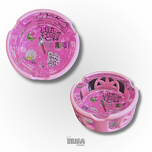Cinzeiro de Vidro Revestido de Silicone Baked Bunny