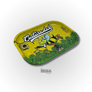 Bandeja De Metal Cultura Dab Pequena Bee