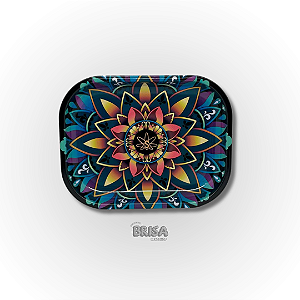 Bandeja De Metal Sadhu Pequena - Model: Mandala Colors