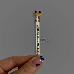 Piteira de Vidro Polvo - Michelangelo Glass