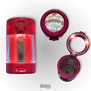 Pote Hermético Abduzido com Lupa e Led 60ml
