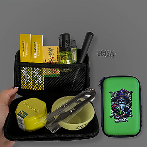 Kit case To na Be Verde - Amarelo Lima
