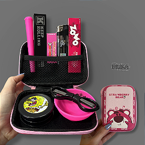 Kit Case Lotso  - Rosa e Preto