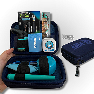Kit Case Puff Life Colors - Azul