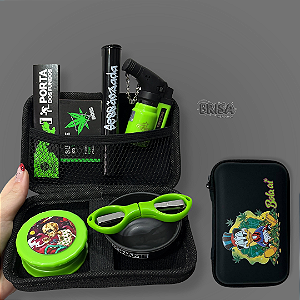 Kit case Bola Aí Tio Patinhas - Preto e Verde