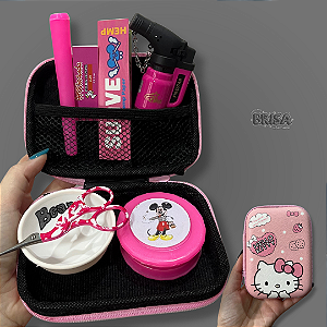 Kit Case Hello Kitty  - Rosa e Branco