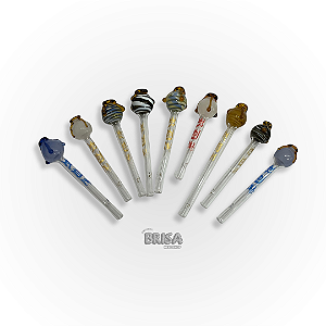 Piteira de Vidro Pote de Mel mesclada