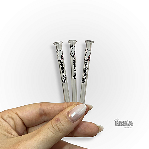 Piteira de Vidro Hello Kitty