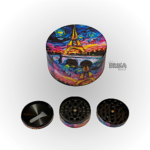 Dichavador De Metal 3 Partes Estampado Grande