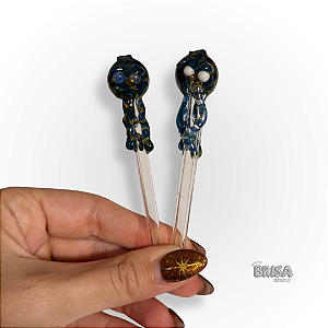 Piteira de Vidro Polvo Grande