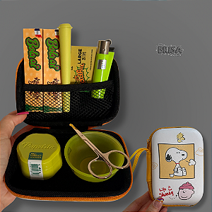 Kit Case Snoopy - Amarelo