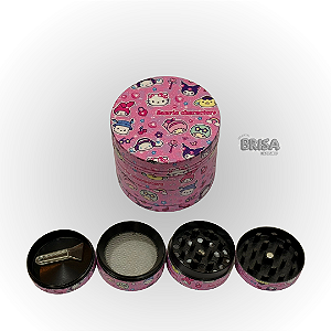 Dichavador De Metal 4 Partes 40mm - Hello Kitty